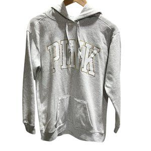 Victoria Secret Pink, Women's grey hoodie pullover sweatshirt, small